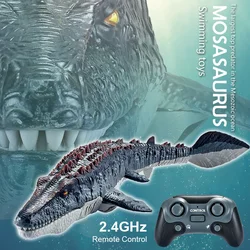 Mosasaur RC Barco teledirigido con pulverizador para piscina