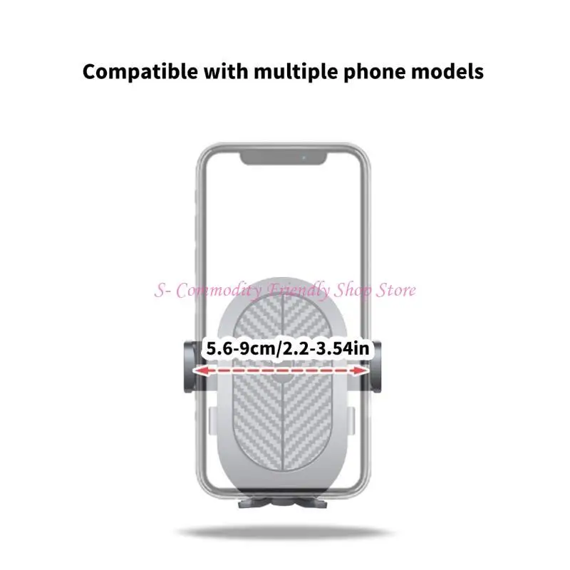 85AE Soporte giratorio para teléfono viaje 360 ​​grados, soporte para cochecito, cuna, trípode para teléfono móvil, para - imagen 2