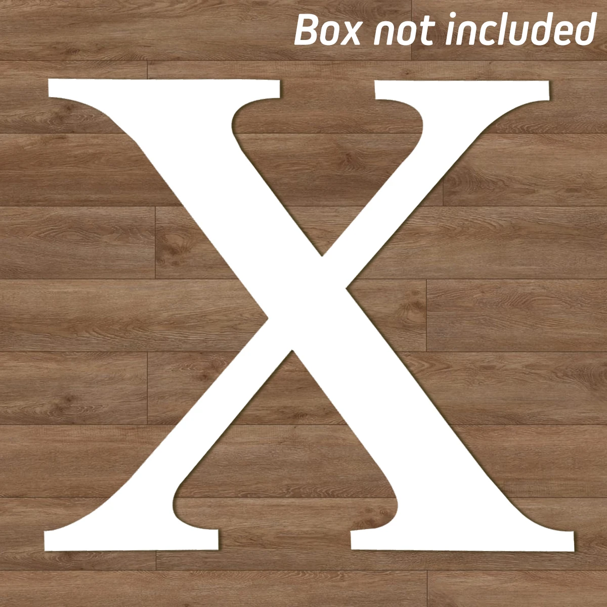 only Letter X No Box