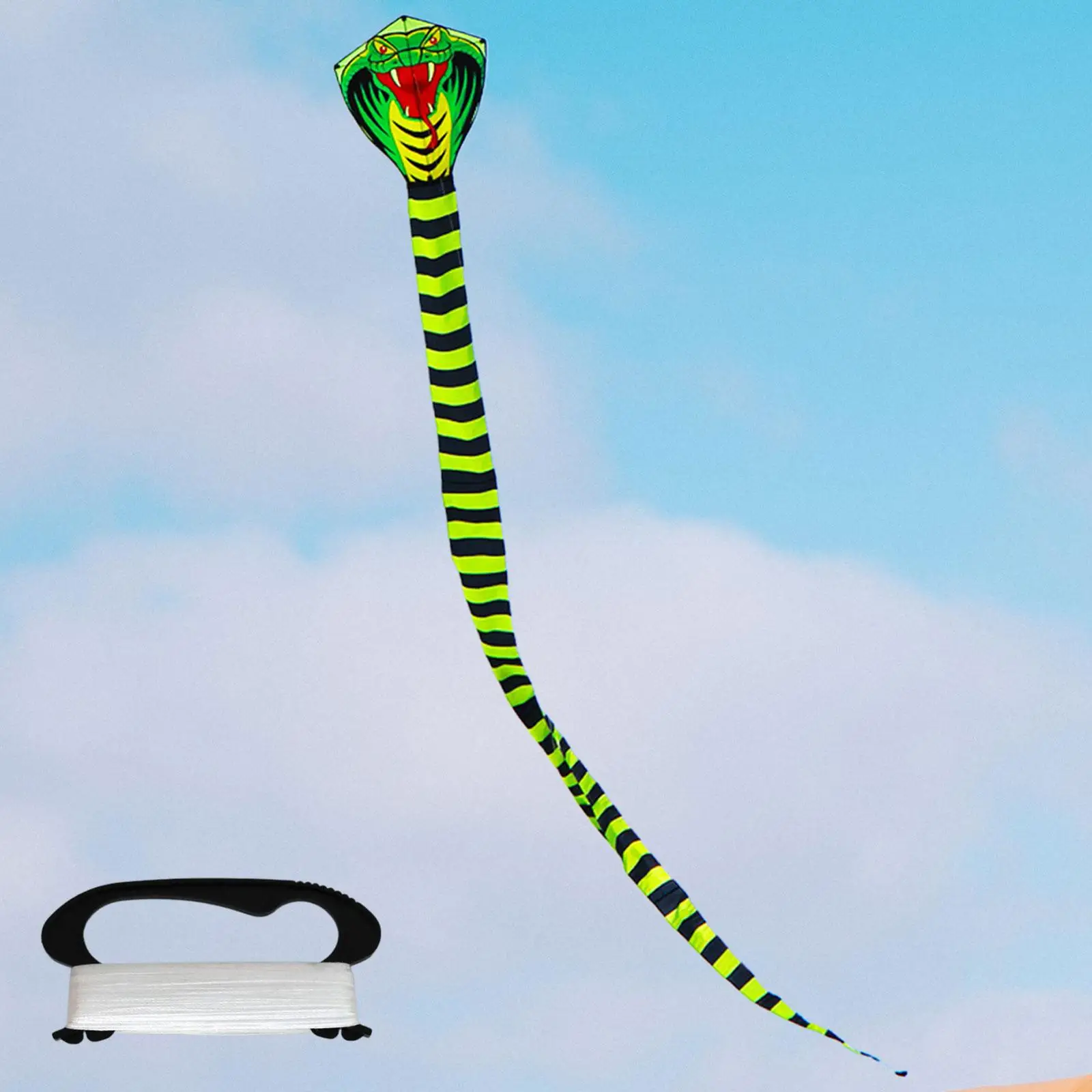 Snake Kite Outdoor Toy with Long Tail for Beginners Sports Kite Snake Kite for