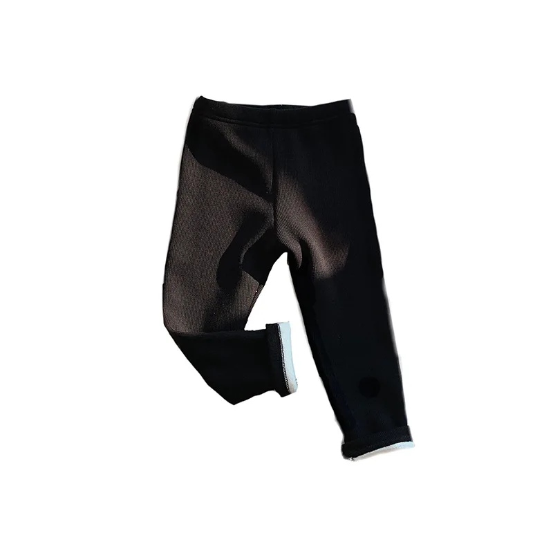 Leggings de lana para niñas – Pantalones cálidos terciopelo otoño invierno - imagen 2
