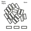 Black-40pcs 6mm