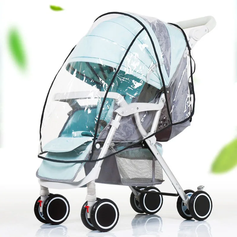 Funda impermeable universal para cochecito transparente anti-polvo - imagen 4