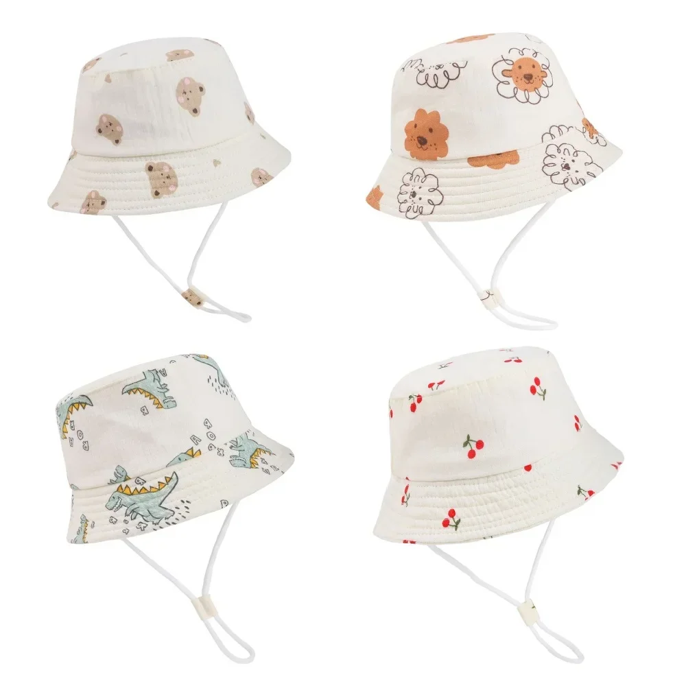 Gorra solar de algodón con protección UV para bebé