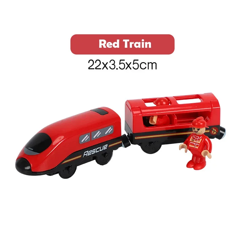 Tren de juguete retro con sonido y luz – Set eléctrico educativo para niños - imagen 4