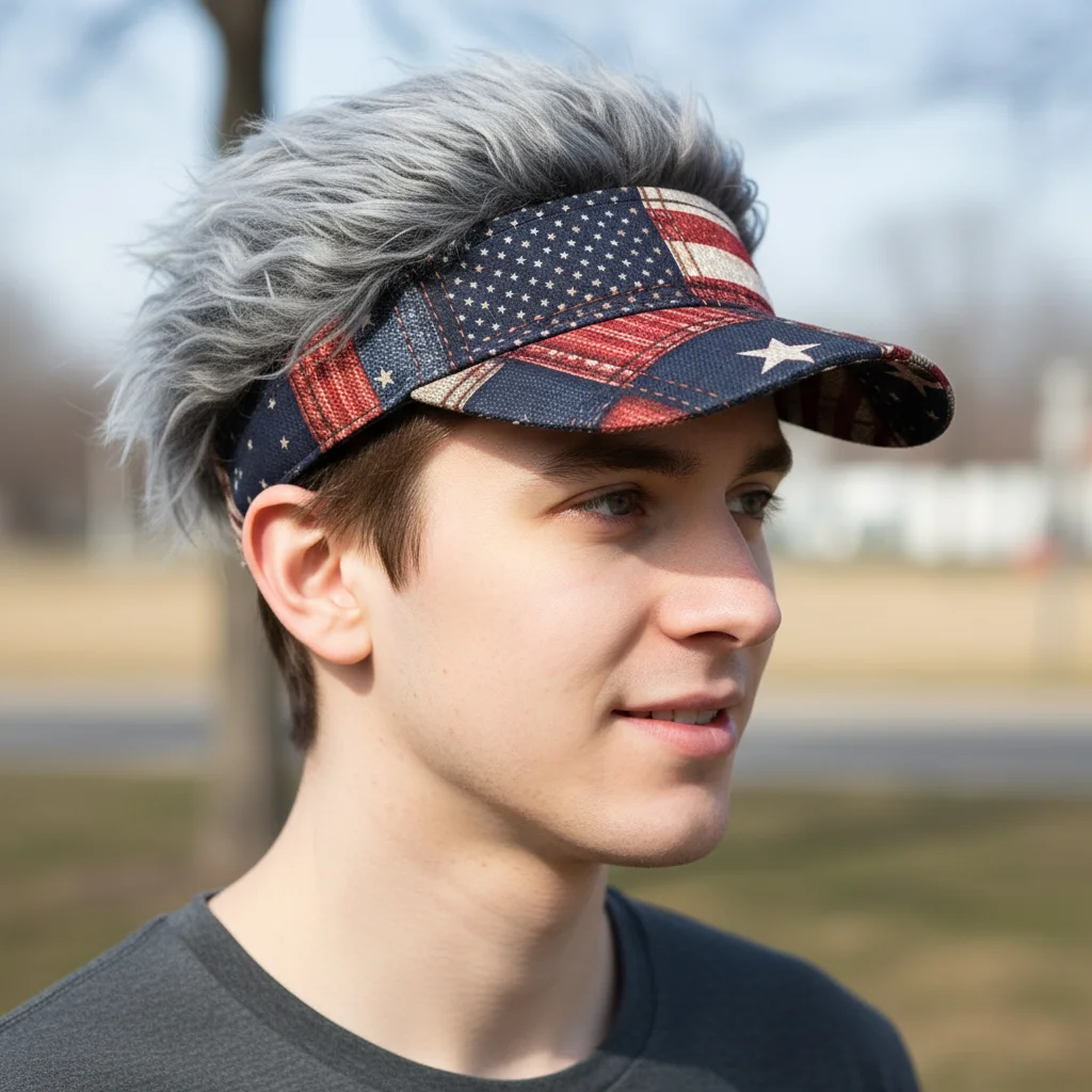 Gorra con peluca para niños – Complemento divertido de moda - imagen 4