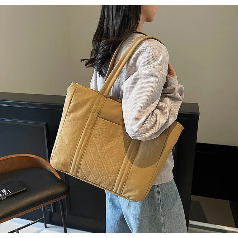 Bolso pañales lona gran capacidad estilo moderno - imagen 3