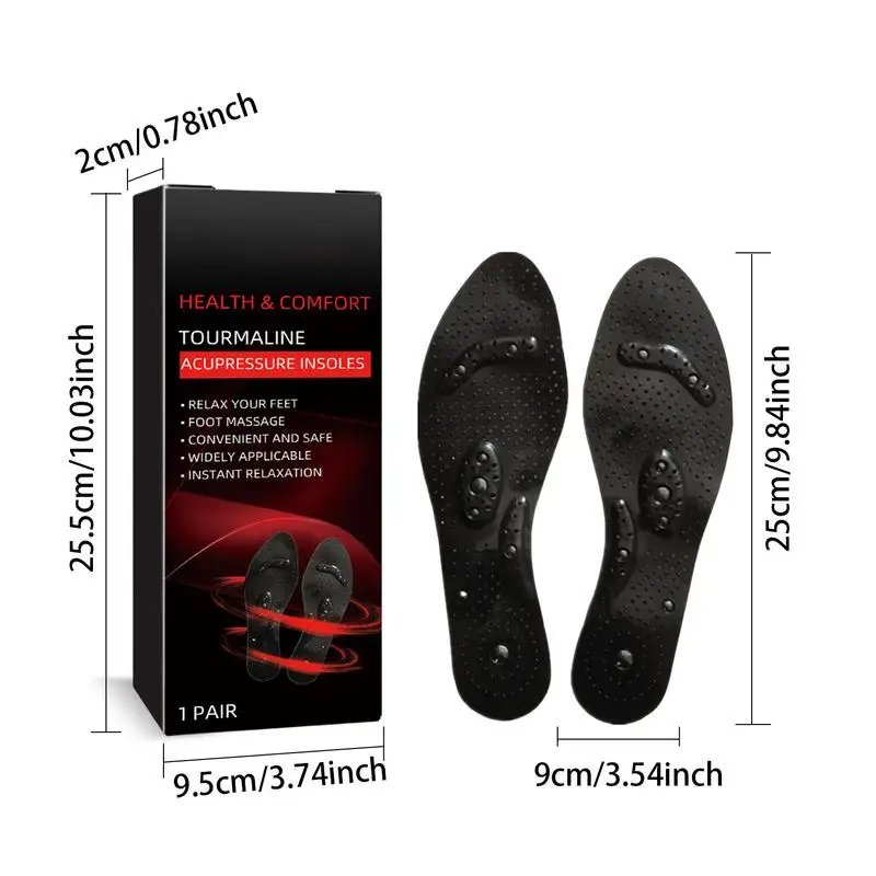 Plantillas de masaje antideslizantes, transpirables, adelgazantes, almohadilla para el cuidado de los pies, botas de trabajo, plantillas, cojín relajante para pies, insertar zapatos antifatiga - imagen 5