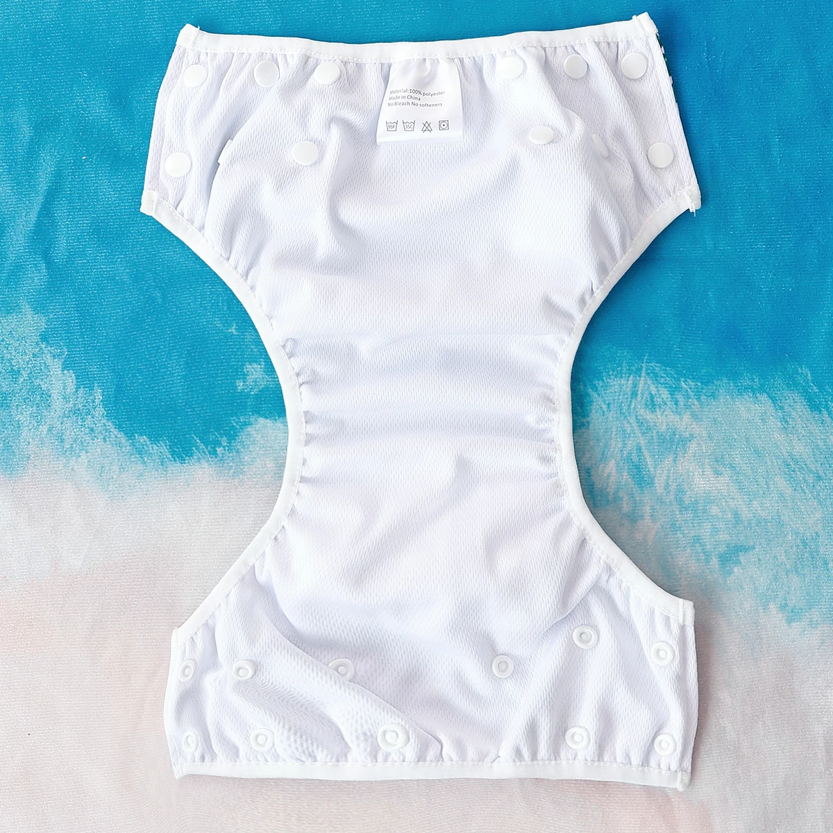 3 unids/set pañales de natación para bebé reutilizables lavables y ajustables para lección de natación y regalos de Baby Shower pañales de tela pantalón de piscina - imagen 5