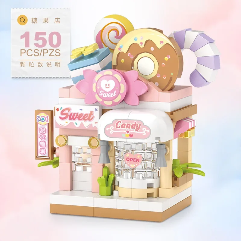 Bloques de construcción para niñas - Juego de restaurantes infantiles - imagen 3