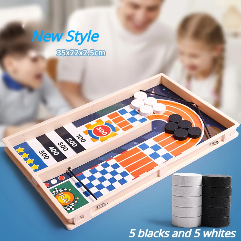 Catapulta de mesa de fiesta divertida, juegos de ajedrez, Batalla de dos jugadores de madera, interacción entre padres e hijos, juguete de eyección, regalos de cumpleaños para niños - imagen 5