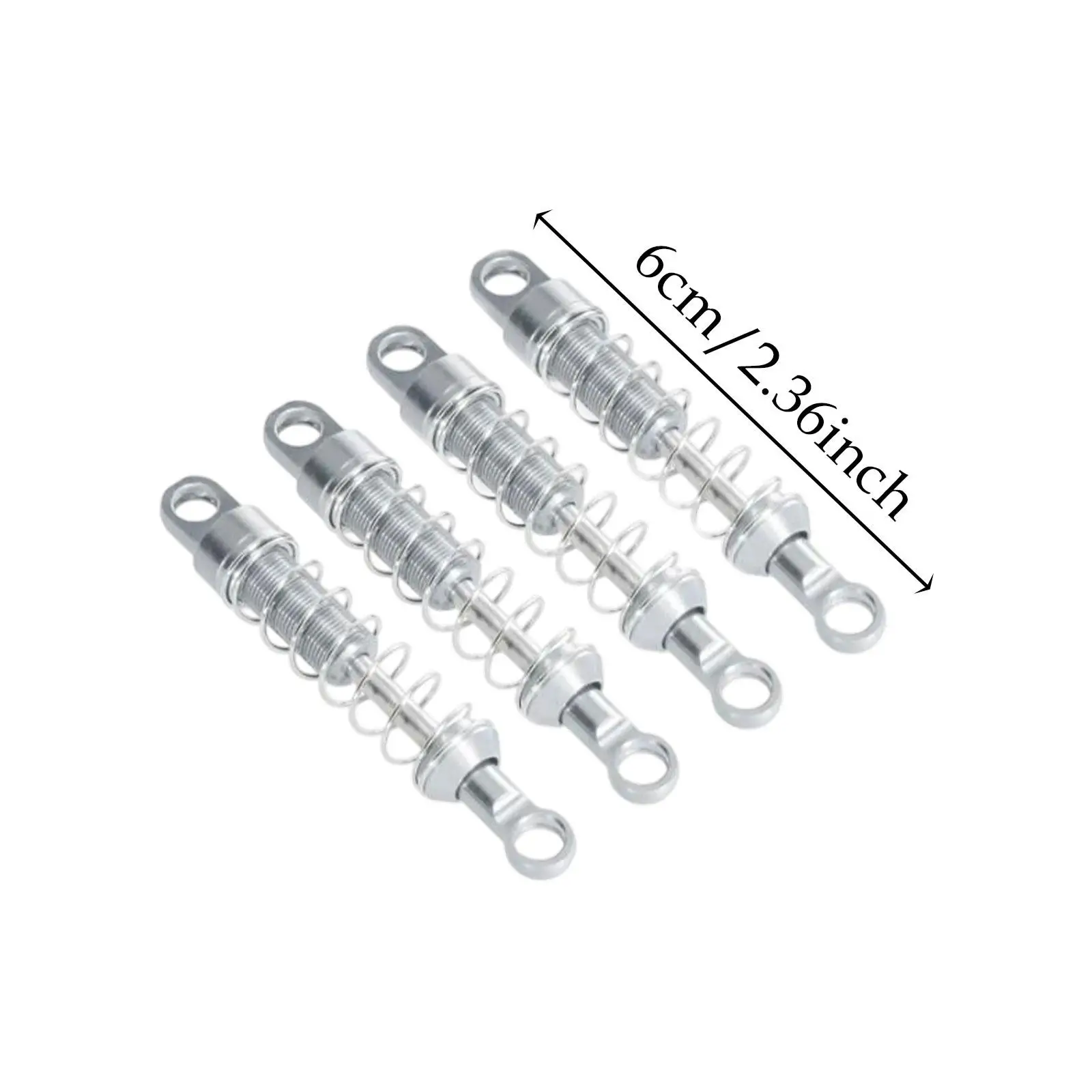 4x Metal Shock Absorbers Spare Parts Replacement Accessories,Assembled,Dampers Metal Spring for 1/12 MN99S MN82 MN78 Crawler 4x Metal Shock Absorbers Spare Parts Replacement Accessories,Assembled,Dampers Metal Spring for 1/12 MN99S MN82 MN78 Crawler