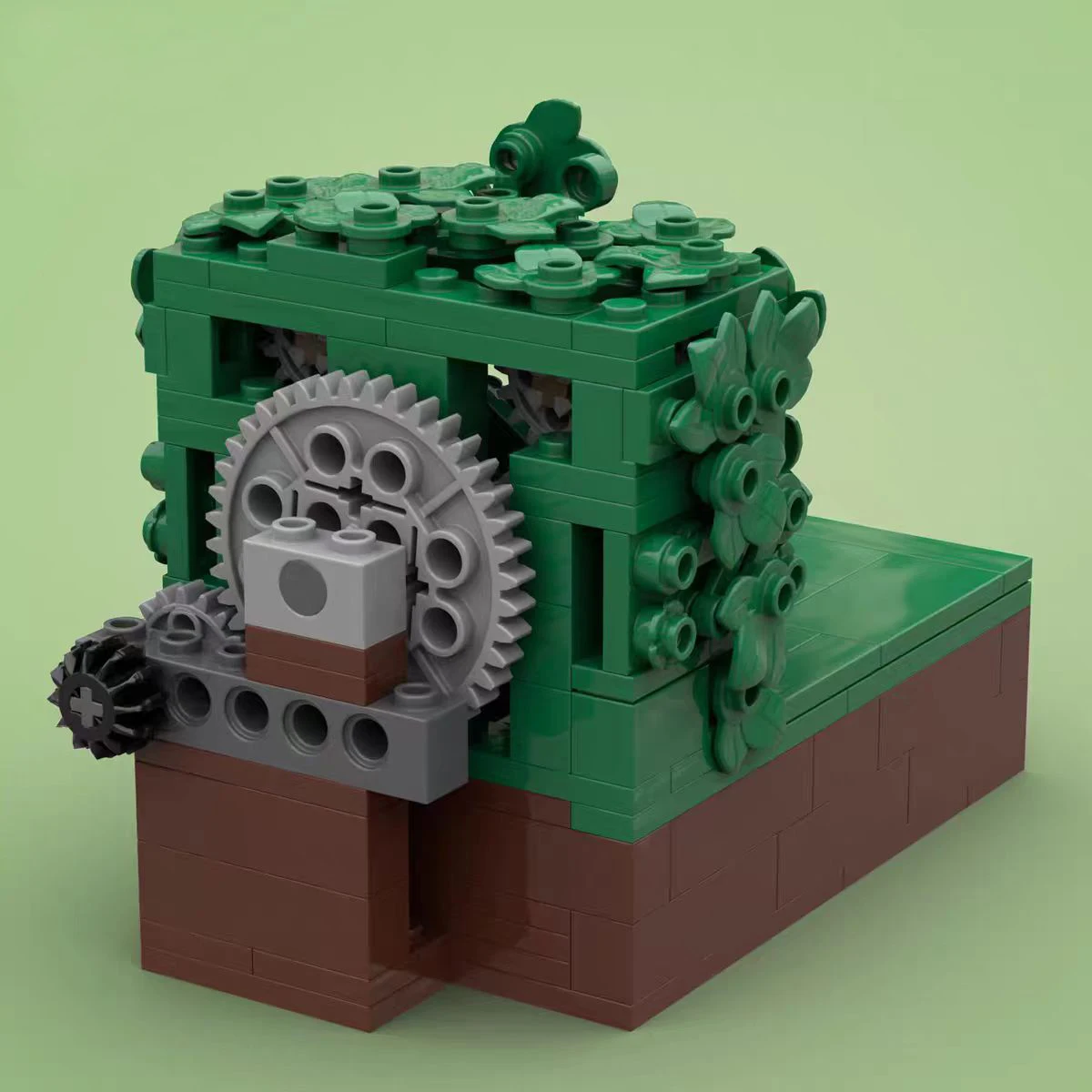 Bloques de construcción MOC Homer respaldo en los arbustos tecnología ladrillos cumpleaños Navidad vacaciones regalos DIY juguetes para adultos - imagen 3