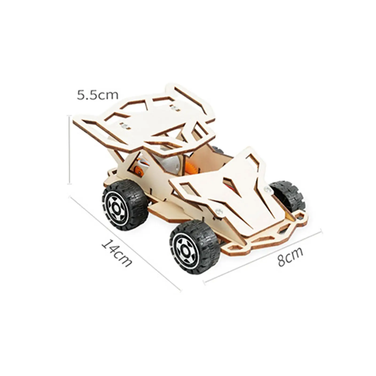 Control Car Toy Wooden Science Experiment Kits RC Car Learning Toy for Gifts
