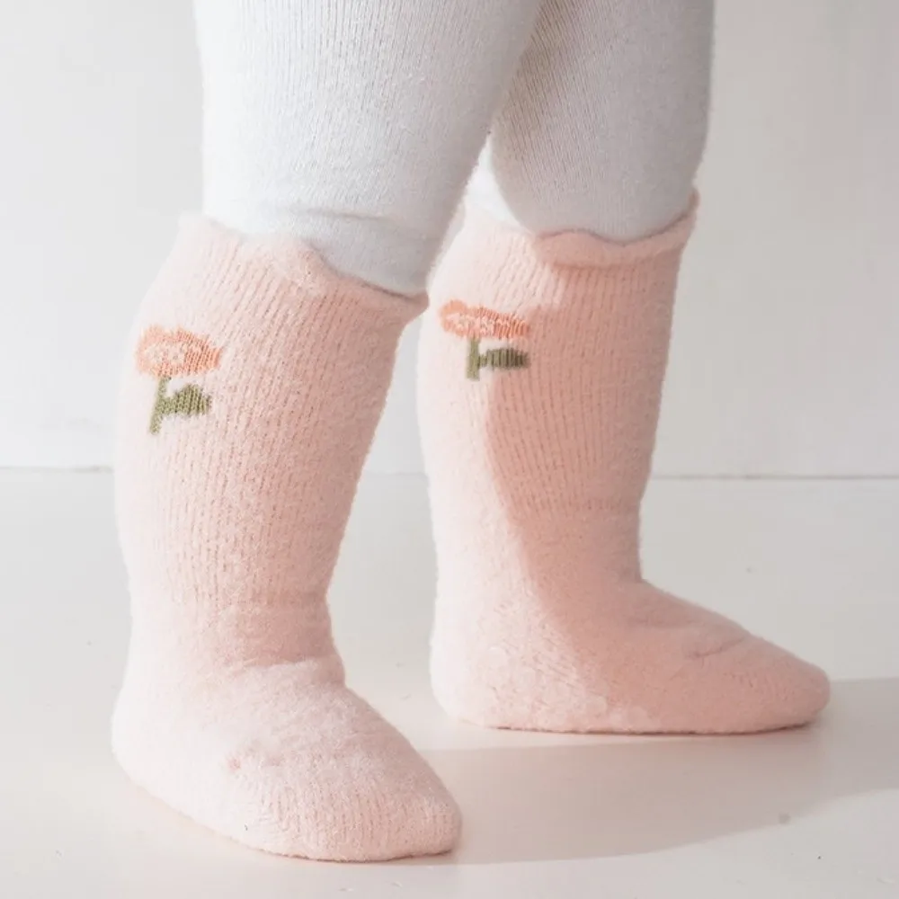 2 pares de nuevos calcetines bonitos de animales de terciopelo Coral calcetines cálidos transpirables de invierno calzado térmico grueso temporada de invierno - imagen 3