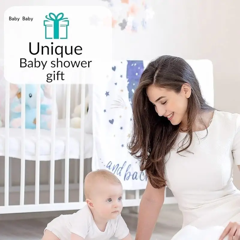 Manta hitos para recién nacidos, regalo ducha fondo crecimiento mensual para primer año, regalo ducha Q81A - imagen 3