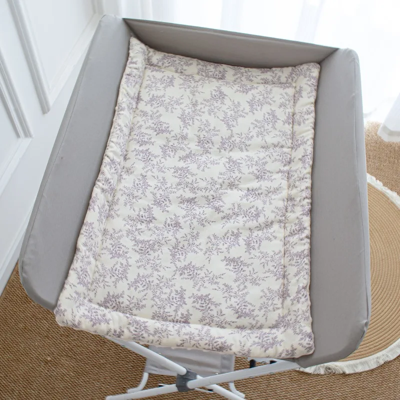 Cambiador de gasa de 2 capas ultrasuave, colchones sensoriales con puntos, alfombrilla multifuncional coreana de dibujos animados para pañales y siesta - imagen 4