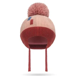 Gorro de invierno tejido para bebé y niño – suave, cálido y peludo