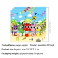 20pcs napkins