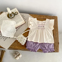 Conjunto MILANCEL para niña 0-3 años: top y short de tul