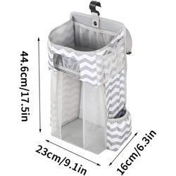 Organizador de pañales caddy para cambiador – Colgante infantil