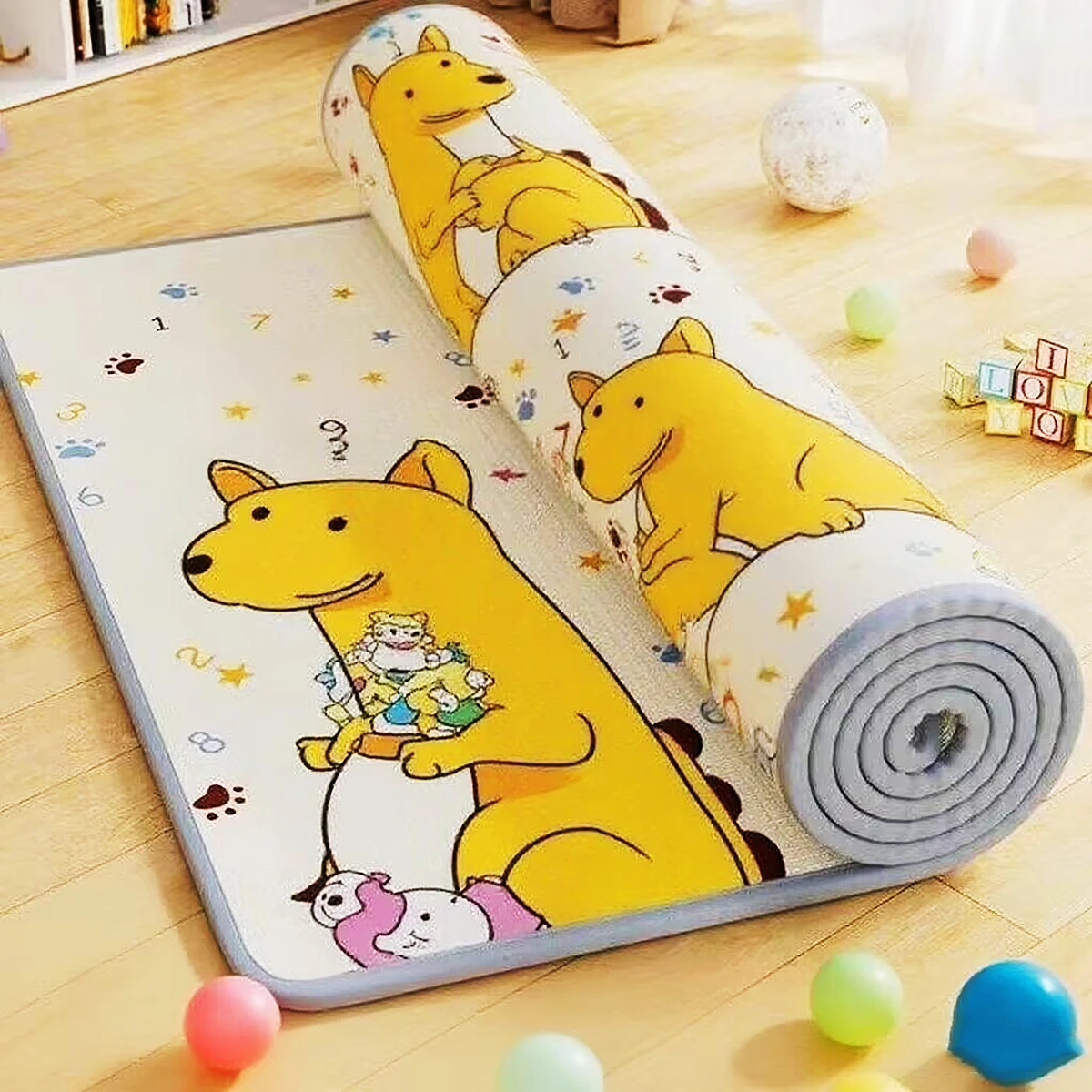 Alfombra de juego infantil gruesa y pliable
