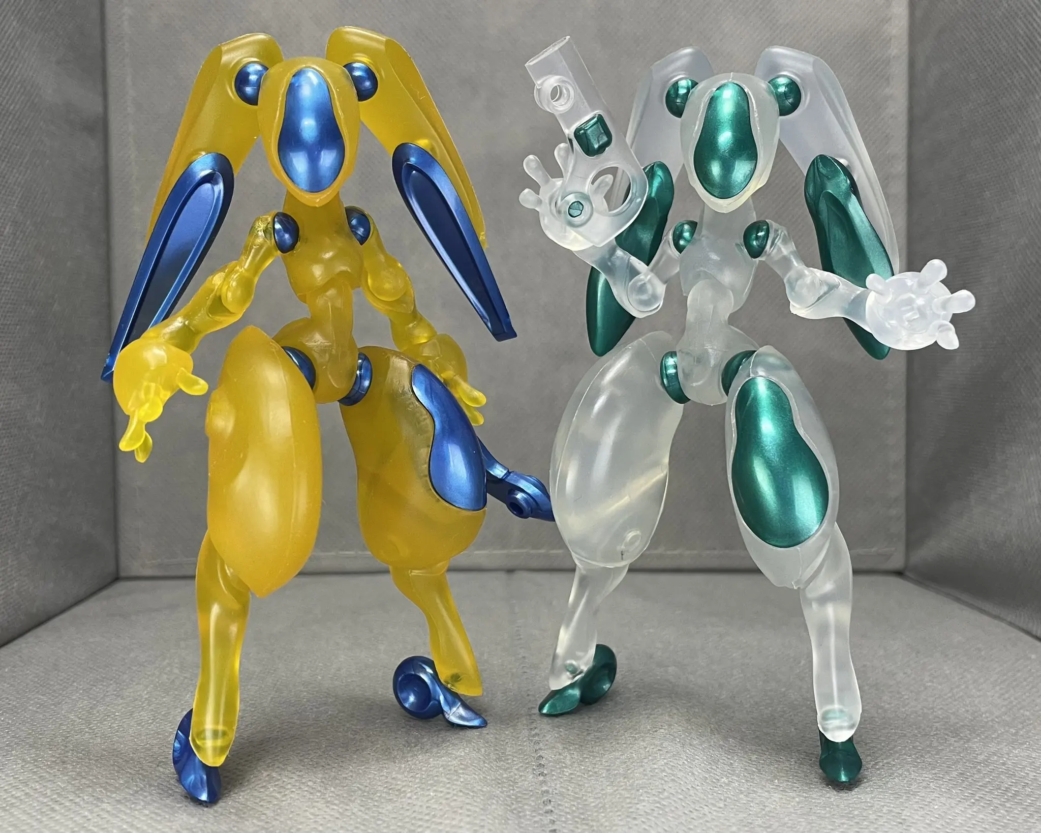 SO-TA cápsula de juguete serie FORM Rabbit Void: Me cool robot bunny warrior figuras móviles montaje escala 1/12 adornos de gasha - imagen 4