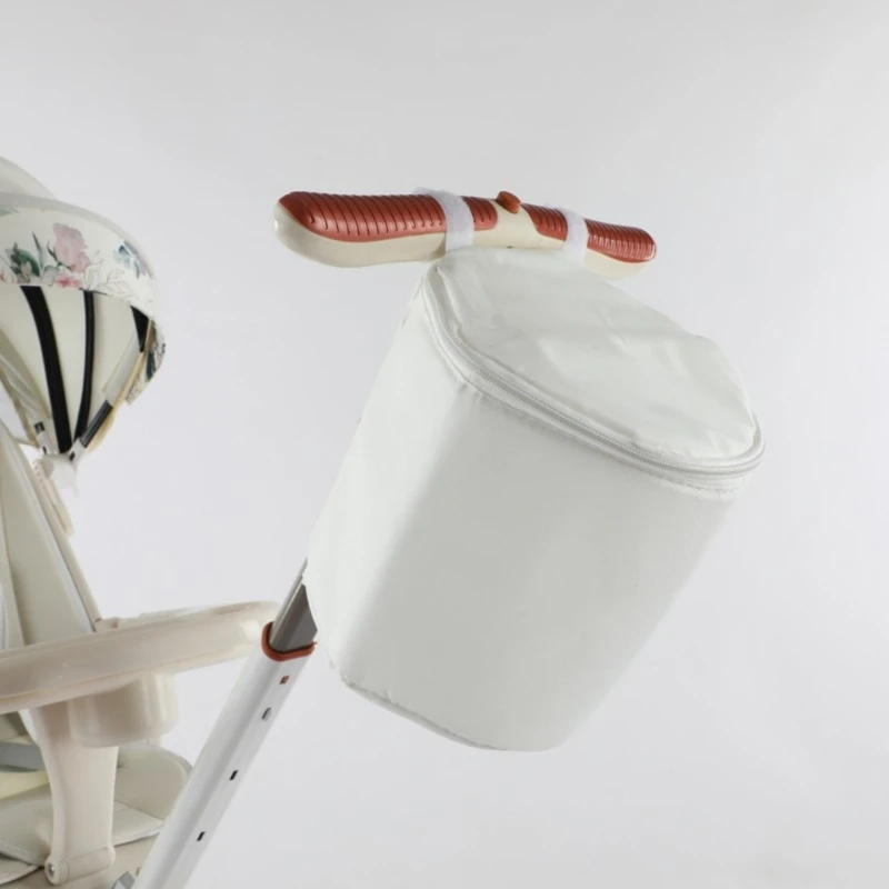 Bolsa Universal para cochecito de bebé, carrito para niños, bolsa de almacenamiento con cremallera, bolsa de pañales para cochecito de bebé, bolsa de almacenamiento para cochecito, accesorios - imagen 4