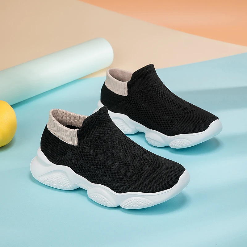 2025 Venta caliente de zapatillas de deporte para niños, zapatos deportivos de cuero de moda para niños, zapatos de malla transpirables, zapatos casuales para caminar al aire libre - imagen 4