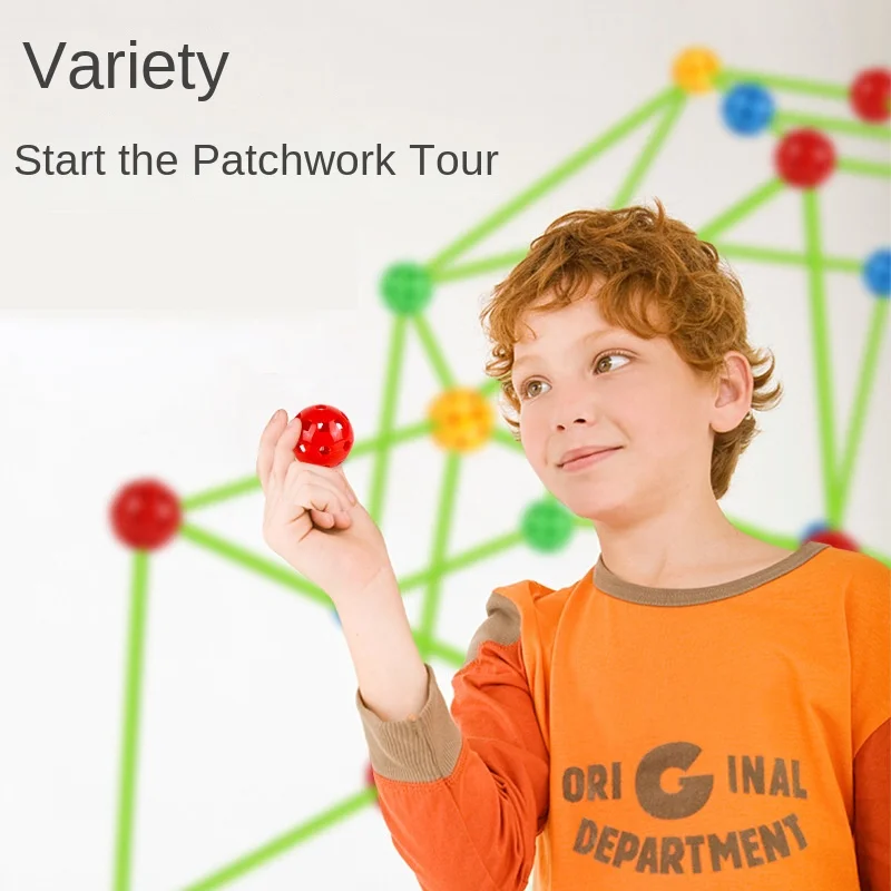 Educativo DIY niños interior creativo construcción fortaleza juego conjunto tiendas construcción casas de juego niños DIY tienda de campaña juguetes - imagen 4