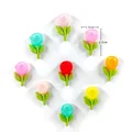 10pcs colorful Roses