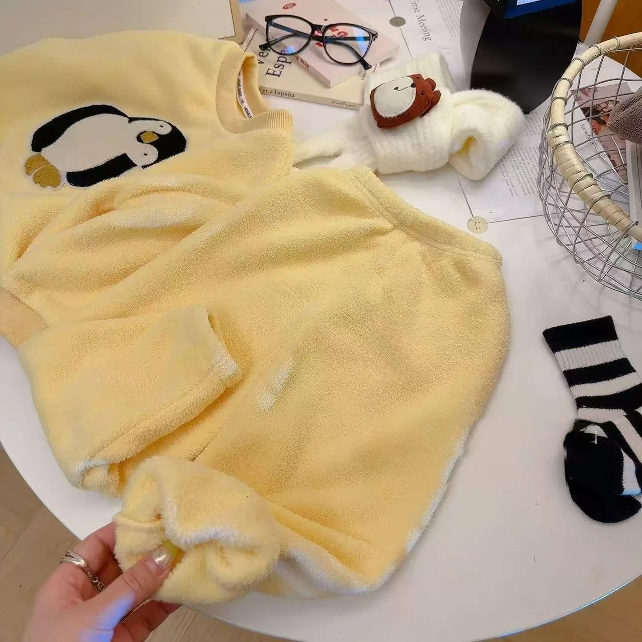 Pijama acolchado infantil invierno con dibujos animados - imagen 4
