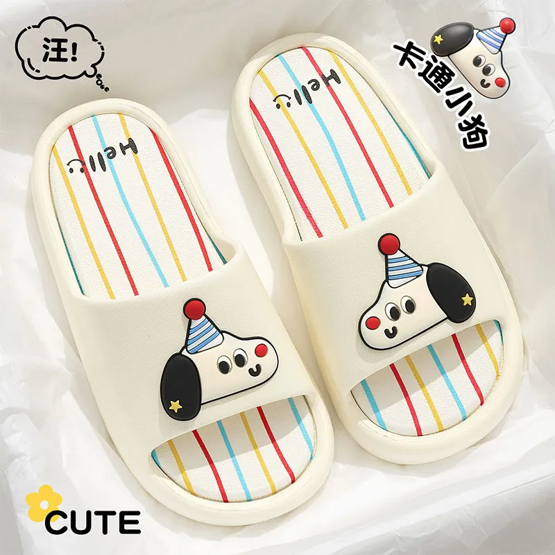 Pantuflas de casa con diseño de perro y plantilla EVA extraíble - imagen 4