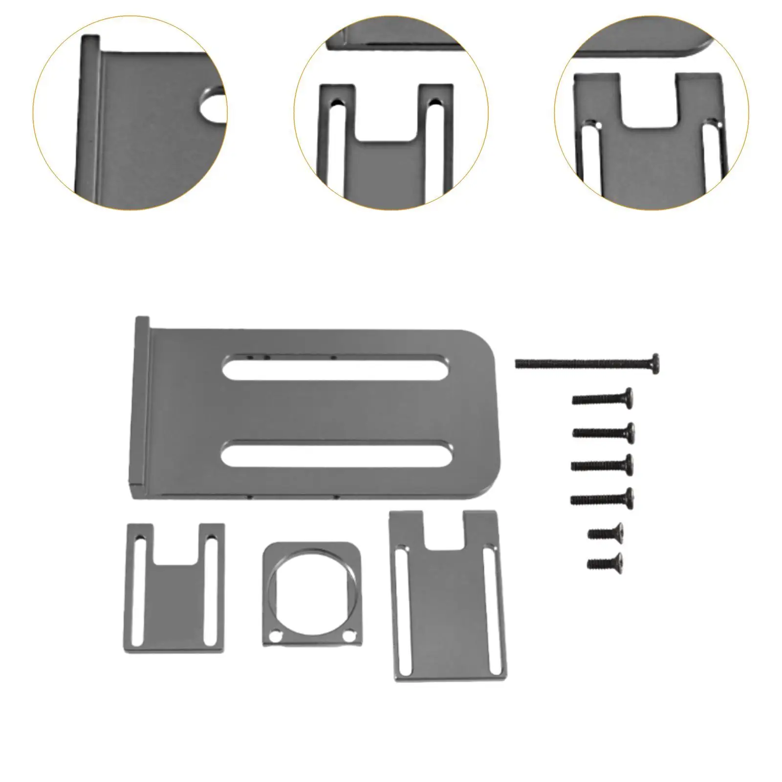 Battery Fixing Bracket up to 45mm Height Easy Installation Lightweight RC Car Replacement Part for H16H 16207 16208 16209 16210