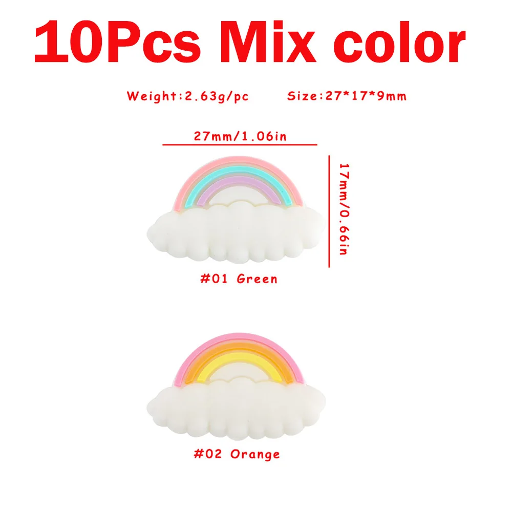 10pcs Mix color