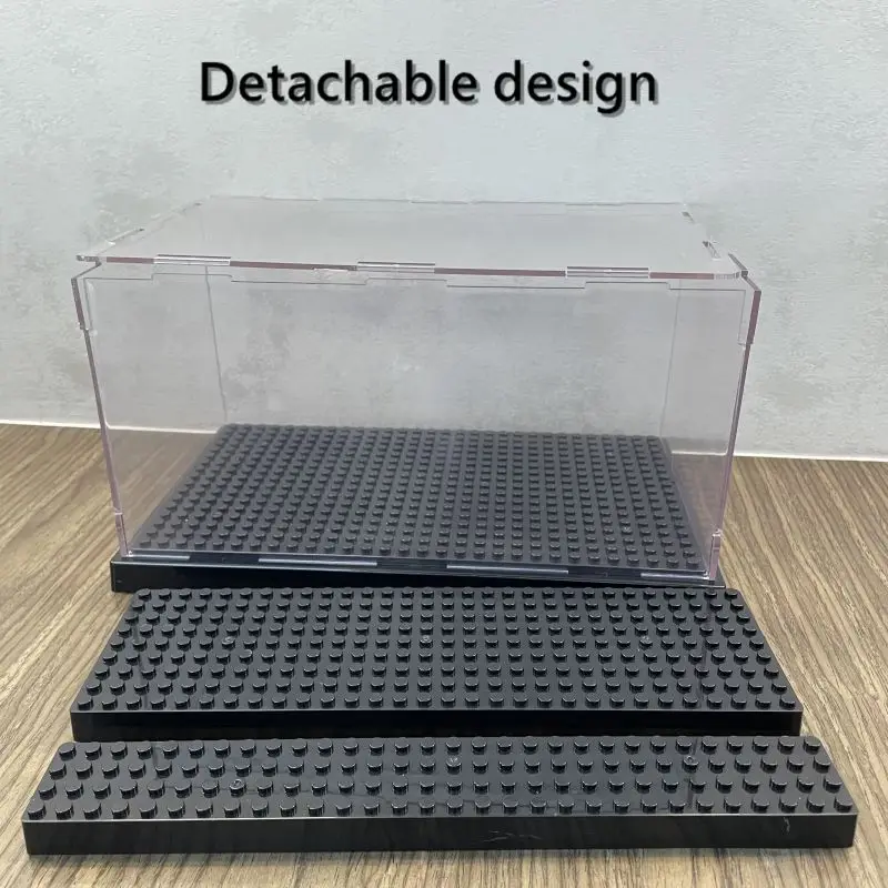 Caja antipolvo acrílica para bloques de construcción - imagen 4