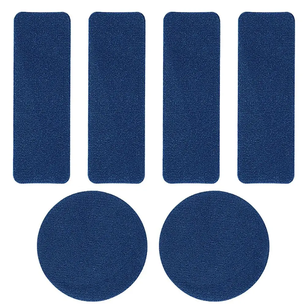 Parche de reparación de zapatos autoadhesivo de repuesto, almohadillas de reparación de zapatillas universales de cuero de microfibra, duraderas, 6 uds. - imagen 5