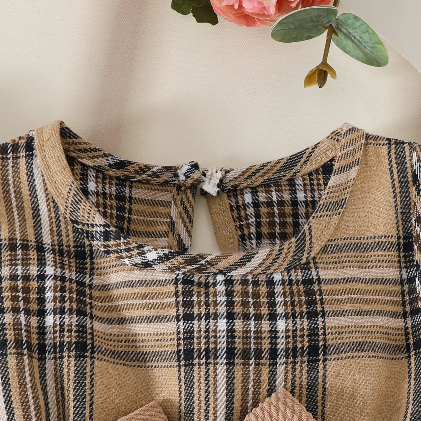 Vestido de algodón para niña verano con lazo estilo princesa - imagen 5