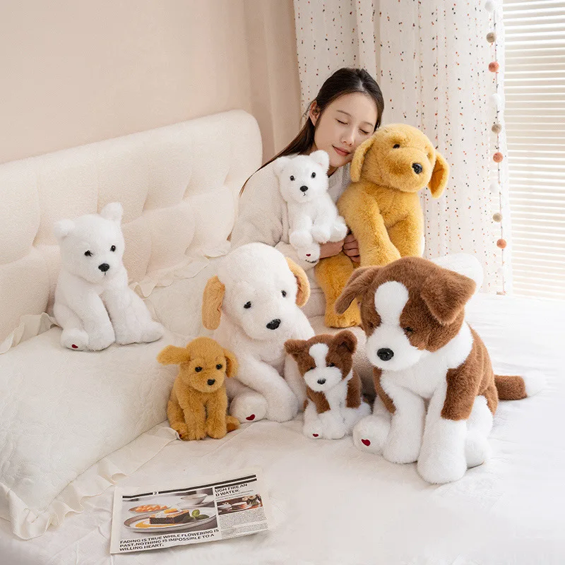 Peluche realista de perro suave para niños – Compañero tierno - imagen 4