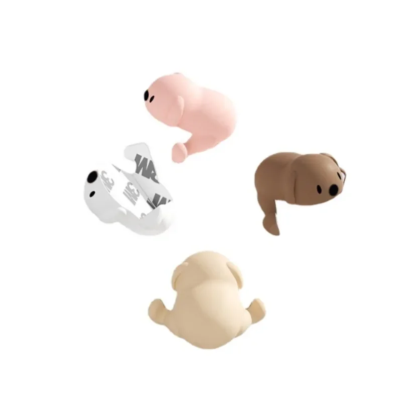 Esquina de seguridad para bebés con oso de peluche suave, bonito acolchado de dibujos animados blancos para ventanas, cama, mesa, protector de bordes de muebles (1 unidad) - imagen 4