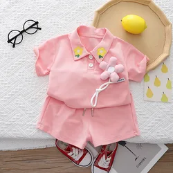 Conjunto verano algodón para bebé - Camiseta y shorts