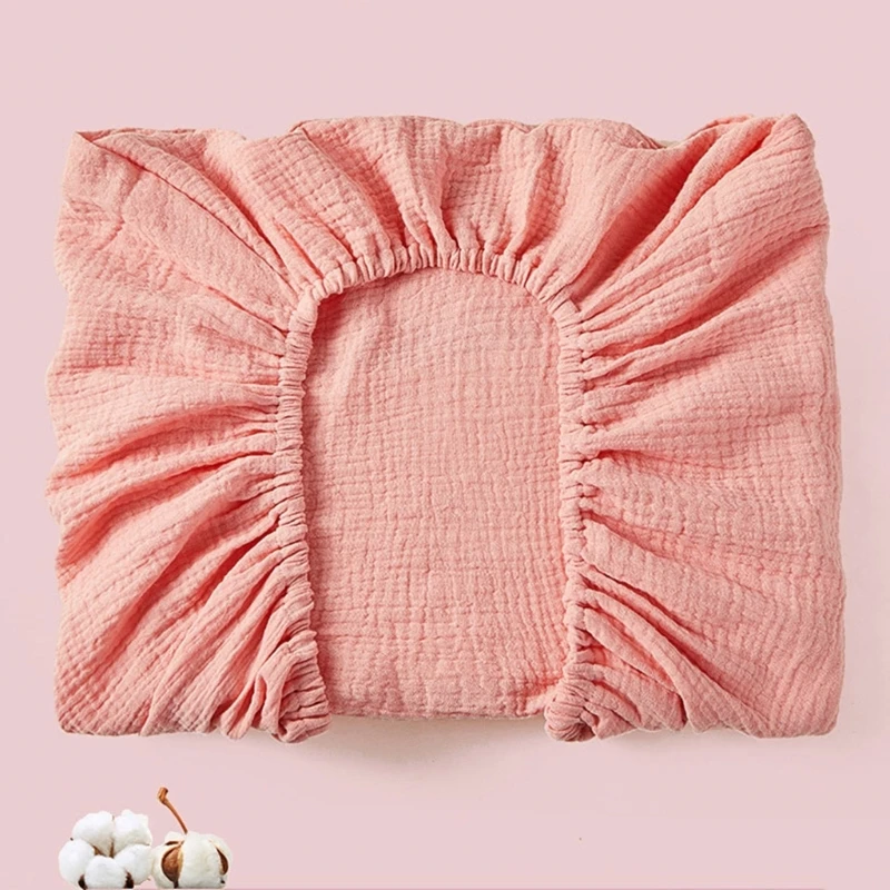 Funda cambiador elástica de algodón para recién nacido - imagen 4