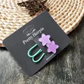 2pcs purple star