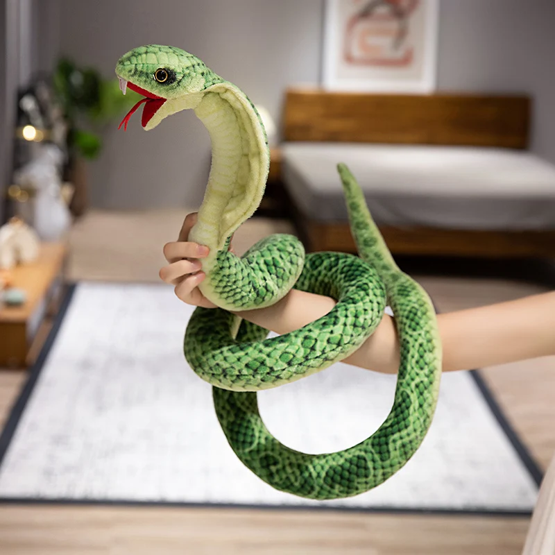Peluches de serpiente para decoración del hogar – diseño colorido - imagen 3
