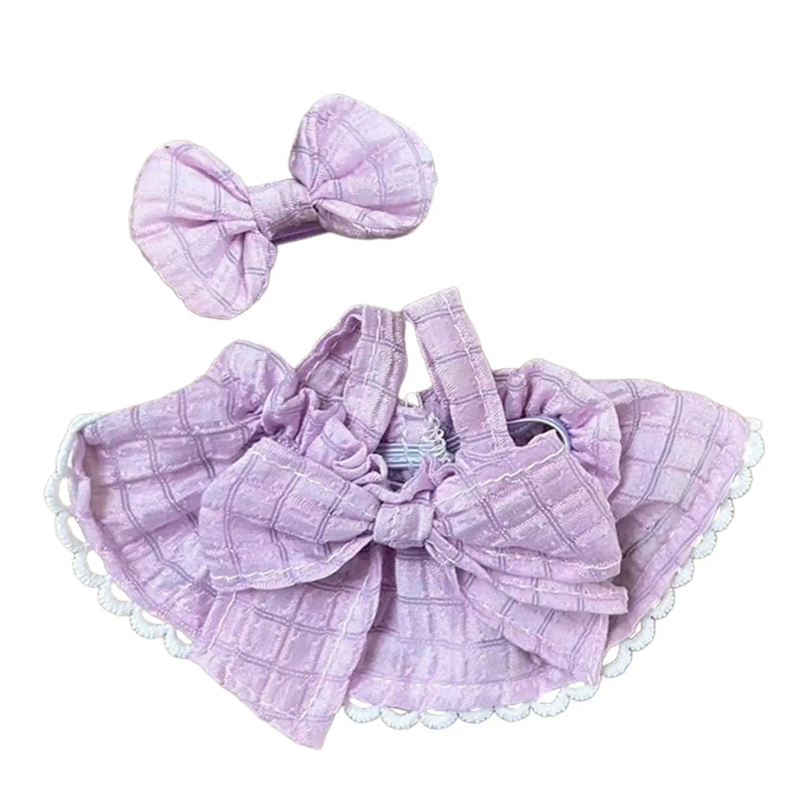 Strap Dress Dress up Costumes for Kids Cartoon Doll Accessories Clothing Plush Doll Clothes Doll Clothing Movie Doll Clothes