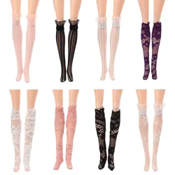 Leggings de encaje para niña – Medias elásticas suaves de algodón