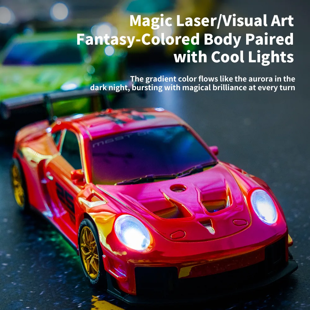 JJRC Q228 coche de Control remoto iridiscente RC Drift Racing juguete 2,4G modo de batalla multijugador vehículo acrobático eléctrico para niños regalos - imagen 2