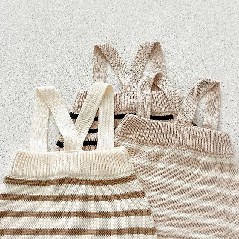 MILANCEL pantalones ajustados de bebé de rayas para primavera - imagen 2