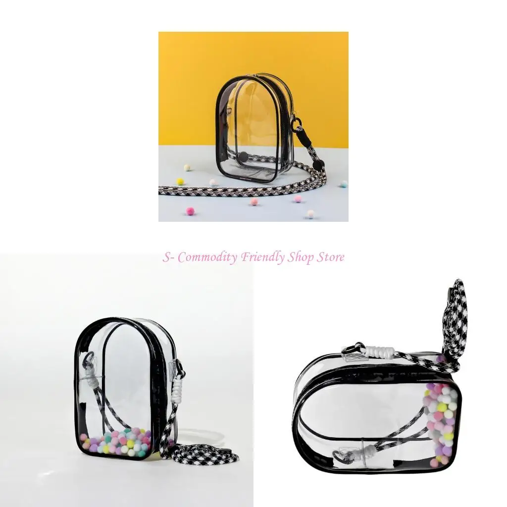 Bolsa cruzada muñecas muñeca 85ae con diseño con cremallera hombro colgante ajustable para muñeca