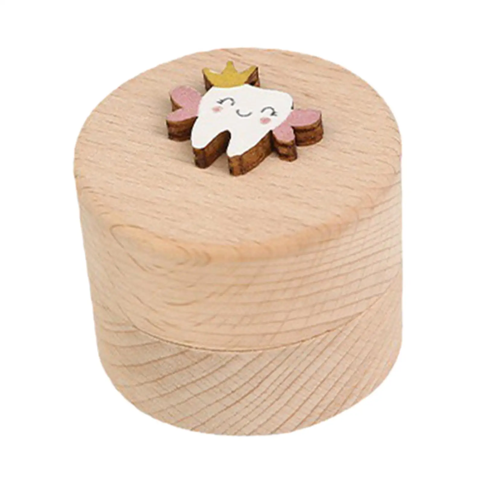 Organizador de dientes de bebé, caja de recuerdos de madera, soporte de almacenamiento de dientes de leche para niños, memoria de dientes perdidos - imagen 3
